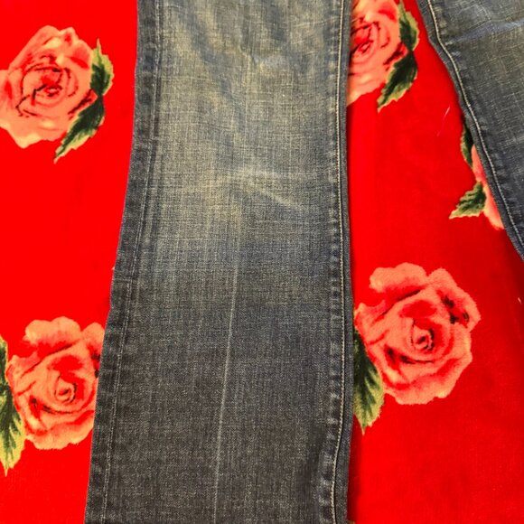 7 For All Mankind Bootcut Jeans Women’s Size 29 Blue Medium Wash Denim Made USA - Picture 4 of 14